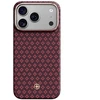 Benks dėklas Magnetic Armor Air Armor Grid Kevlar Metal Frame 600D (C.K.FL.AP.JX.0072) skirtas iPhone 18 Pro/17 Pro burgundinis