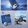 Benks Dėklas Magnetic Armor Pro Armor Grid Kevlar Metal Frame 600D (C.K.FL.AP.BE.B072) iPhone 18 Pro/17 Pro mėlynas (Camera Control Button)