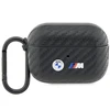 BMW Carbon Double Metal Logo - dėklas skirtas Apple AirPods Pro 2 (Juodas)