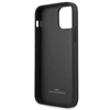 Apple iPhone 12 Pro Max BMW dėklas odinis Curve Perforate (BMHCP12LRSPPK) juodos spalvos