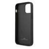Apple iPhone 12 Pro Max BMW dėklas odinis Perforate (BMHCP12LRSWPK) juodos spalvos