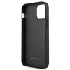 Apple iPhone 12 Mini BMW dėklas odinis Curve Perforate (BMHCP12SRSPPK) juodos spalvos