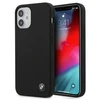 Apple iPhone 12 Mini BMW dėklas silikoninis Signature (BMHCP12SSILBK) juodos spalvos