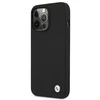 BMW dėklas BMW BMHCP13LSILBK Apple iPhone 13 Pro juodas / juodas kietas silikoninis parašas
