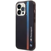 Dėklas Apple iPhone 14 Pro BMW IML Tricolor Stripe (BMHCP14L22HVGV) juodos spalvos