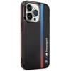 Dėklas Apple iPhone 14 Pro BMW IML Tricolor Stripe (BMHCP14L22HVGV) juodos spalvos