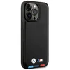 Apple iPhone 14 Pro BMW odinis dėklas Stamp Tricolor (BMHCP14L22PTDK) juodos spalvos