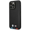 Apple iPhone 14 Pro BMW odinis dėklas Stamp Tricolor (BMHCP14L22PTDK) juodos spalvos