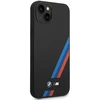 BMW silikoninis dėklas iPhone 14 Plus / 15 Plus, juodas