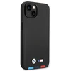 Apple iPhone 14 BMW odinis dėklas Stamp Tricolor (BMHCP14S22PTDK) juodos spalvos