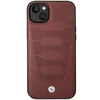 Apple iPhone 14 BMW odinis dėklas Seats Pattern MagSafe (BMHCP14S22RPSR) burgundy