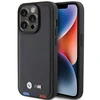 Apple iPhone 15 Pro BMW odinis dėklas Stamp Tricolor (BMHCP15L22PTDK) juodos spalvos