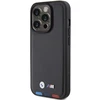 Apple iPhone 15 Pro BMW odinis dėklas Stamp Tricolor (BMHCP15L22PTDK) juodos spalvos