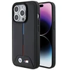 BMW BMHCP15L22PVTK Apple iPhone 15 Pro 6.1" dėklas telefonui juodos spalvos Quilted Tricolor