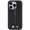 BMW BMHCP15L22PVTK Apple iPhone 15 Pro 6.1" dėklas telefonui juodos spalvos Quilted Tricolor
