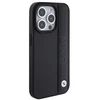 Apple iPhone 15 Pro BMW Bookcase Leather Textured&amp;Stripe (BMHCP15L22RDPK) telefono dėklas juodos spalvos