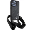 Apple iPhone 15 Pro BMW dėklas M Edition Carbon Stripe &amp; Strap (BMHCP15L23PSCCK) juodos spalvos