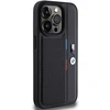 BMW BMHCP15L23PUPVK Apple iPhone 15 Pro 6.1" dėklas telefonui juodos spalvos Perforated Tricolor Line