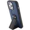 BMW M Grip Stand Bicolor dėklas, skirtas iPhone 15 Pro - mėlynas