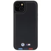 Apple iPhone 15 Plus BMW odinis dėklas Stamp Tricolor (BMHCP15M22PTDK) juodos spalvos