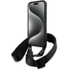 Apple iPhone 15 Plus / 14 Plus BMW dėklas M Edition Carbon Stripe &amp; Strap (BMHCP15M23PSCCK) juodos spalvos