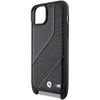 Apple iPhone 15 Plus / 14 Plus BMW dėklas M Edition Carbon Stripe &amp; Strap (BMHCP15M23PSCCK) juodos spalvos