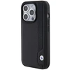 BMW BMHCP15X22RBDK Apple iPhone 15 Pro Max 6.1" dėklas telefonui juodos spalvos Leather Mėlyna Dots
