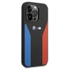 Mėlyna BMW Silicone Mėlyna&amp;Raudona Stripes M Collection dėklas iPhone 15 Pro Max