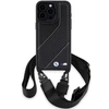 Apple iPhone 15 Pro Max BMW dėklas M Edition Carbon Stripe &amp; Strap (BMHCP15X23PSCCK) juodos spalvos