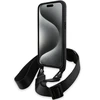 Apple iPhone 15 Pro Max BMW dėklas M Edition Carbon Stripe &amp; Strap (BMHCP15X23PSCCK) juodos spalvos
