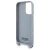 BMW BMHCP16S23PSCCG Apple iPhone 16 6.1" dėklas telefonui pilkos spalvos M Edition Carbon Stripe &amp; Strap
