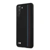 Samsung Galaxy S21 Plus BMW silikoninis dėklas Stripes M Collection (BMHCS21MSIVTBK) juodos spalvos
