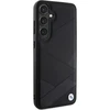 Samsung Galaxy S24 Plus BMW dėklas Signature odinis Crossing Lines Pattern (BMHCS24M23RCGPK) juodos spalvos