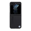 Samsung Galaxy Z Flip 5 BMW odinis dėklas Hot Stamp (BMHCZF5SLLBK) juodos spalvos