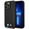 Apple iPhone 14 Pro BMW odinis dėklas Stamp Tricolor MagSafe (BMHMP14L22PTDK) juodos spalvos
