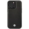 Apple iPhone 14 Pro BMW odinis dėklas Diamond Pattern MagSafe (BMHMP14L22RFGK) juodos spalvos