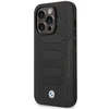 Apple iPhone 14 Pro BMW odinis dėklas Seats Pattern MagSafe MagSafe (BMHMP14L22RPSK) juodos spalvos