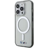 Apple iPhone 14 Pro BMWdėklas Sidabrinis Ring MagSafe (BMHMP14LHCRS) skaidrus