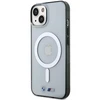 Apple iPhone 14 plus BMWdėklas Sidabrinis Ring MagSafe (BMHMP14MHCRS) skaidrus