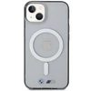 Apple iPhone 14 BMWdėklas Sidabrinis Ring MagSafe (BMHMP14SHCRS) skaidrus