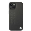 Apple iPhone 14 BMW dėklas Signature Logo Imprint Magsafe (BMHMP14SSLLBK) juodos spalvos