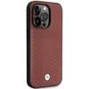 Apple iPhone 14 Pro Max BMW odinis dėklas Diamond Pattern MagSafe MagSafe (BMHMP14X22RFGR) burgundy