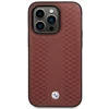 Apple iPhone 14 Pro Max BMW odinis dėklas Diamond Pattern MagSafe MagSafe (BMHMP14X22RFGR) burgundy