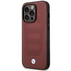 Apple iPhone 14 Pro Max BMW odinis dėklas Seats Pattern MagSafe MagSafe (BMHMP14X22RPSR) burgundy