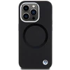 Apple iPhone 15 Pro BMW Signature Liquid silikoninis dėklas MagSafe (BMHMP15LSILBK2) juodos spalvos