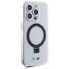 BMW BMHMP15LURST Apple iPhone 15 Pro 6.1" skaidrus dėklas hardcase Ring Stand M Collection MagSafe