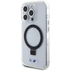 BMW BMHMP15LURST Apple iPhone 15 Pro 6.1" skaidrus dėklas hardcase Ring Stand M Collection MagSafe