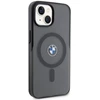 Apple iPhone 15 Plus BMW dėklas IML Signature MagSafe (BMHMP15MDSLK) juodos spalvos