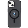 Apple iPhone 15 Plus BMW dėklas IML Signature MagSafe (BMHMP15MDSLK) juodos spalvos