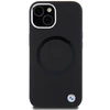 Apple iPhone 15 Plus BMW Signature Liquid silikoninis dėklas MagSafe (BMHMP15MSILBK2) juodos spalvos